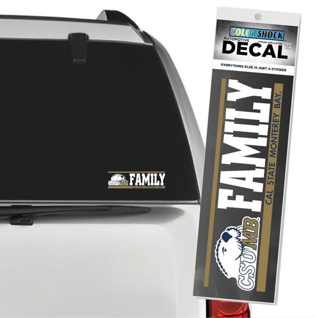 California State University Monterey Bay Mascor Family Decal