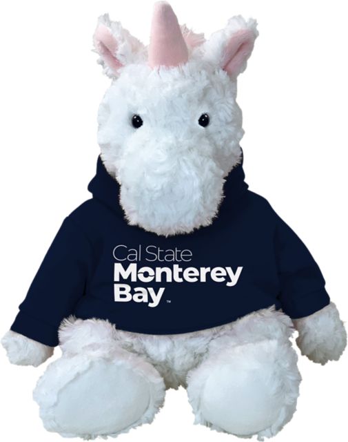 California State University Monterey Bay Plush Animal with Hoodie